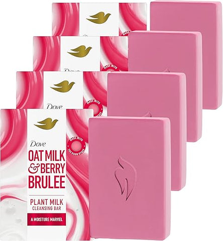 Sabonete em Barra Dove Plant Milk com Leite de Aveia – Limpeza Suave e Nutritiva – 100g