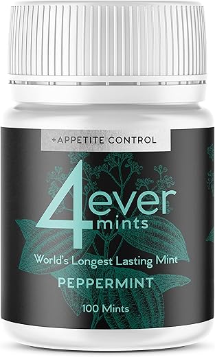 NeuOra Microceuticals - 4everMint Controlador de Apetite: O Primeiro Supressor de Apetite de Liberação Prolongada do Mundo (100 Comprimidos)
