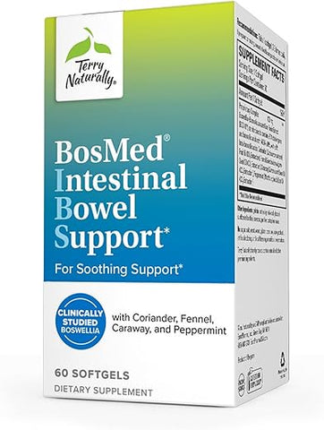 BosMed Suporte Intestinal – Digestivo | 60 Cápsulas | Fórmula Potente | Saúde Digestiva - Terry Naturally
