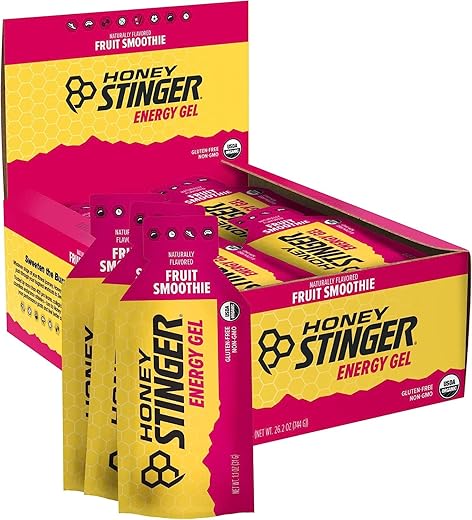 Gel Energético Orgânico de Smoothie de Frutas | Sem Glúten | 30g - Honey Stinger