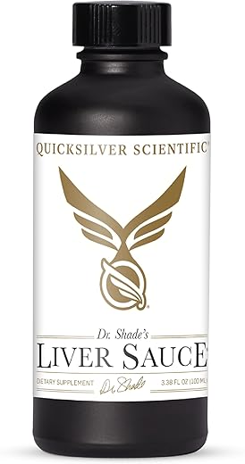 Liver Sauce – Detox hepático lipossomal com DIM, Quercetina, Ácido Lipóico, Cardo Mariano e Raiz de Dente-de-leão – Suporta a bile - Quicksilver Scientific