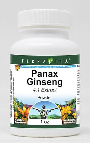 Terravita - Panax Ginseng Extrato em Pó 4:1 (30g) – 2 Pacotes