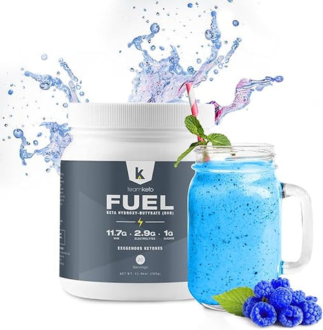 TeamKeto - Pó de Cetonas Exógenas, Sal BHB Keto Puro | Sem Lactose | 100g