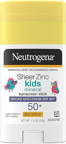 Protetor Solar Infantil Neutrogena Sheer Zinc Oxide Stick Mineral FPS 50 – 50g