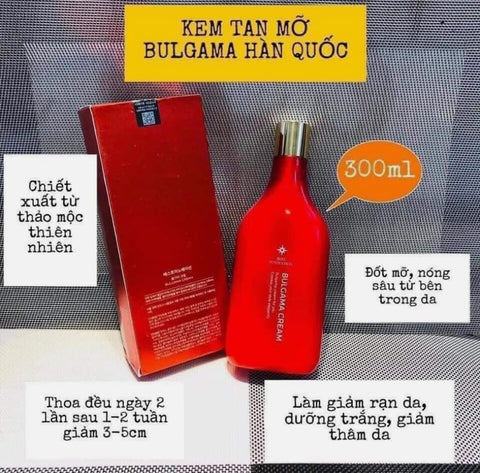 Generic - Inovação Bulgama Melhor Creme Corporal Queima Gordura Coreano 300ml/10.14 Fl oz, Vermelho