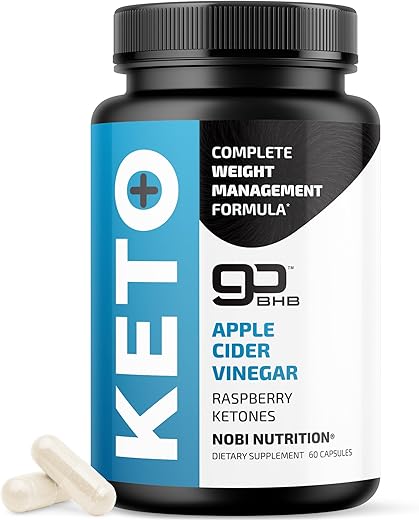 Nobi Nutrition - Pílulas Keto com Vinagre de Maçã, A Mãe – 100% Natural e Eficaz