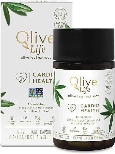 Olive Life – Saúde Cardiovascular em Cápsulas 120 – Marca Líder em Cuidados com a Saúde - COMVITA