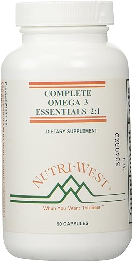 Ômega-3 Completo 2:1-90 Cápsulas | Benefícios para a Saúde | 90 g - Nutri-West