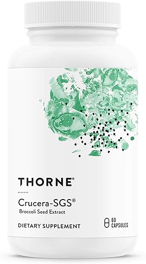 Extrato de Semente de Brócolis (Anteriormente Crucera-SGS) para Suporte Antioxidante – Glucosinolato de Sulforafano (SGS) – 60 Cápsulas - THORNE