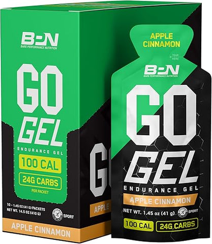 Gel Endurance BPN Go, Vegano Sem Glúten com 24g de Carboidratos - BARE PERFORMANCE NUTRITION