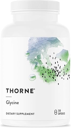 Glycine – Suporte de Aminoácidos para Relaxamento, Desintoxicação e Função Muscular – 250 Cápsulas - THORNE