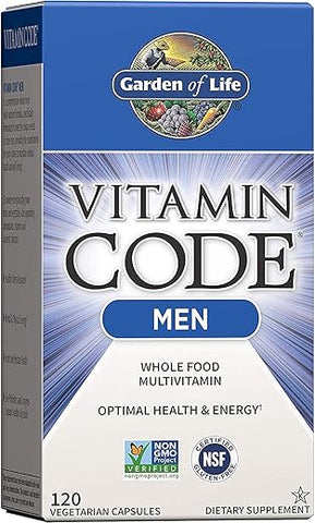 Vitamin Code Multivitamínico para Homens, Frutas – 100% Alimentos Integrais - Garden of Life