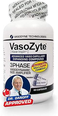 Generic - VasoZyte – Suporte ao Óxido Nítrico | Aumenta a Vasodilatação | 60 cápsulas | 500mg