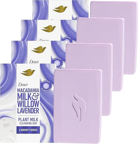 Sabonete em Barra Dove Plant Milk Macadâmia – Limpeza Suave com Leite Vegetal – 100g