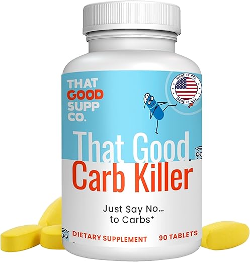 That Good Supplement Co - That Good Supp Co – Carb Killer: Bloqueador de Carboidratos para Manter o Peso – Bloqueador de Apetite, Elimina o Açúcar