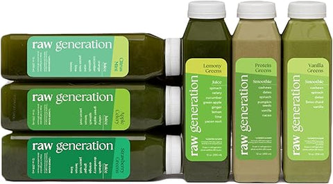 Detox de Suco Iniciante Raw Generation 1 Dia – Limpeza com Baixo Açúcar | Melhore a Digestão