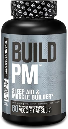 Build PM – Construtor Muscular Noturno – 60 Cápsulas - Jacked Factory