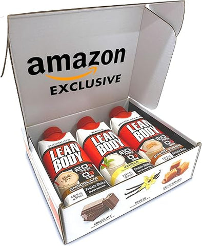 Lean Body Triple Taster Pack | Shake Proteico de Whey Blend On-The-Go, Zero Açúcar, Sem Glúten, Enriquecido com 22 Vitaminas Marca Labrada - Labrada