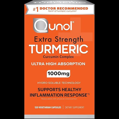 Cápsulas de Curcumina de Açafrão-da-terra Convergence (120 unidades) com Ultra Alta Absorção, 1000mg Suporte Articular Herbal