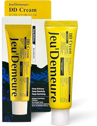 JEU'DEMEURE - JEU’DEMEURE DD Cream Hidratante Intensivo de Ceramida para Rosto e Pescoço. Firmeza, Anti-Envelhecimento, Hidratação Profunda. Ácido Hialurônico, Peptídeo, 50ml