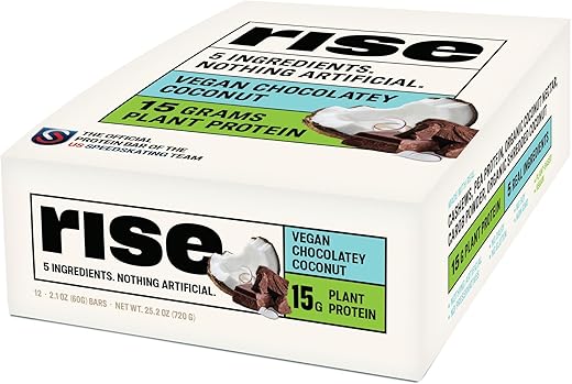 Barra de Proteína de Ervilha Rise – Sabor Chocolate e Coco | Barra Matinal