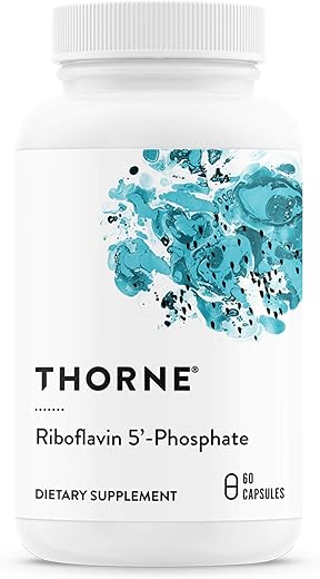 Riboflavina 5′-Fosfato – Forma Bioativa de Vitamina B2 para Suporte à Metilação – 60 Cápsulas - THORNE