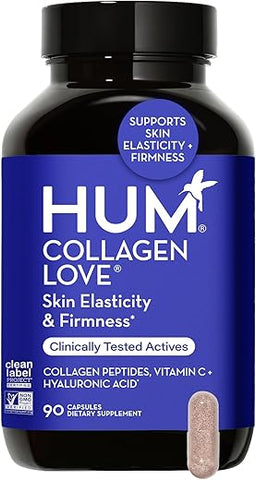 Collagen Love – Suplemento de Colágeno para a Pele com Peptídeos de Colágeno e Ácido Hialurônico - HUM