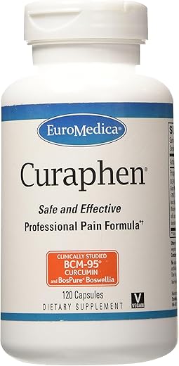 Curaphen – Fórmula Profissional – Curcumina Potente – 120 Cápsulas - Euromedica