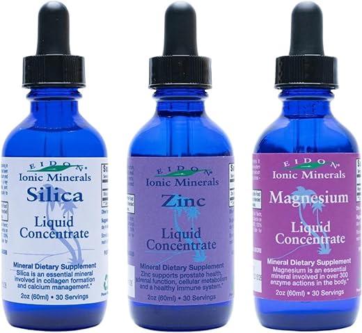 Silica Líquida e Zinco – 500ml – Minerais Essenciais - Eidon Ionic Minerals