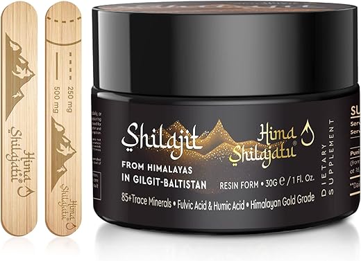 Hima Shilajatu - Shilajit Resina Pura do Himalaia – Grau Ouro 100% Pura com Ácido Fúlvico  Shilajit