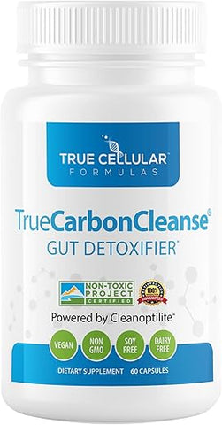 True Cellular Formulas - TrueCarbonCleanse™ – Detoxificador Perfeito para o Intestino – Marca Líder em Limpeza Intestinal
