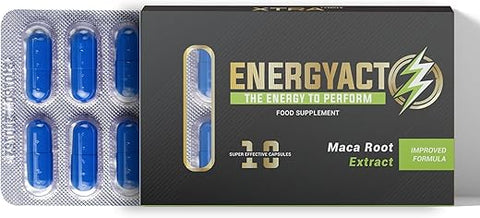 ENERGYACT - Blended Sports Nutrition: Potencialize sua Energia e Resistência com 10 Sachês