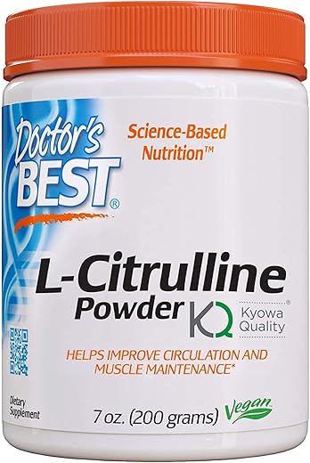 Doctor's BEST - Pó de L-Citrulina Doctor’s Best – Melhora a Circulação – 100g
