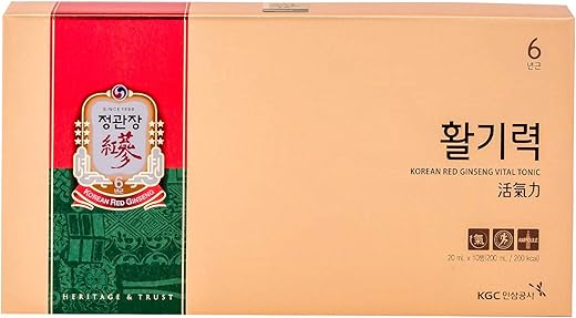 Ginseng Vermelho Coreano – Kit Presente Tônico Vital Energético Panax Ginseng para Fortalecimento do Sistema Imunológico e Recuperação do Bem-Estar, Ervas Naturais, Vitaminas e Minerais –  Ginseng Vermelho Coreano CheongKwanJang - CheongKwanJang