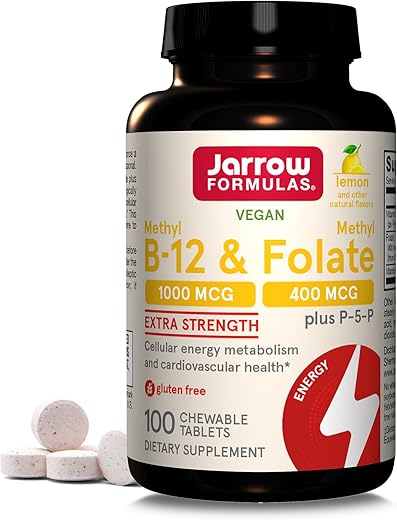 B-12 Extra Forte 1000 mcg – Aumente sua energia com a vitamina B-12 - Jarrow Formulas