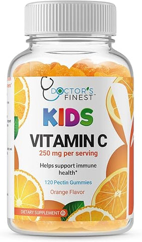 Doctors Orders - DOCTOR’S FINEST Gomas de Vitamina C para Crianças – Veganas, Livres de GMO (Marca)
