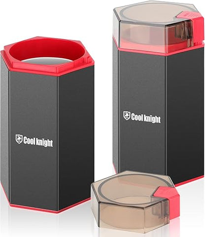 COOL KNIGHT - Triturador Elétrico COOL KNIGHT para Moer e Pulverizar Múltiplos Comprimidos, Medicamentos e Vitaminas em Pó Fino – Marca