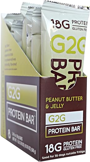 Barra de Proteína G2G, Manteiga de Amendoim – Energia e Sabor em Cada Mordida!