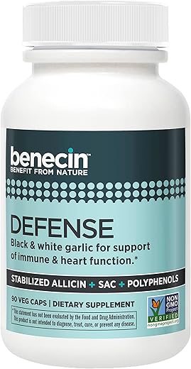 Defense 1500 mcg Alho Estabilizado por Cápsula | Alta Quantidade de SAC | 1500 mcg Alho Estabilizado por Cápsula | Alta Quantidade de SAC - Benecin