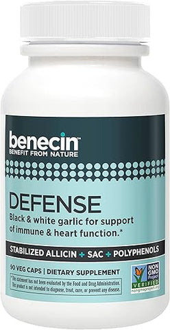 Defense 1500 mcg Alho Estabilizado por Cápsula | Alta Quantidade de SAC | 1500 mcg Alho Estabilizado por Cápsula | Alta Quantidade de SAC - Benecin