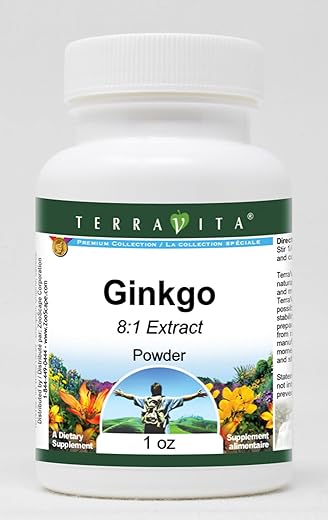 Terravita - Ginkgo 8:1 em Pó (30g) – Pacote com 2 unidades