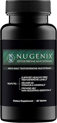 Multivitamínico Diário para Homens com Testosterona Livre – 19 Vitaminas e Minerais - Nugenix