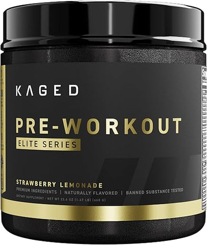 Pre Workout Powder Elite para Homens – Energia Explosiva e Desempenho Máximo - Kaged