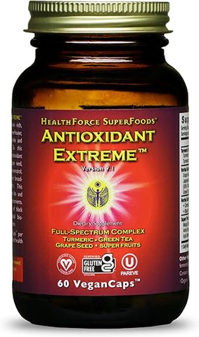 HEALTHFORCE SUPERFOODS - HealthForce SuperFoods Antioxidant Extreme – 60 Cápsulas Veganas – Potente Antioxidante Natural