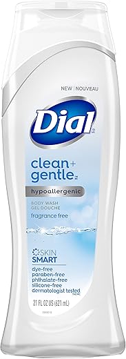 Clean Sabonete Líquido Suave, Sem Fragrância, 6 Unidades, 621 ml - Dial