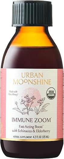 Immune Zoom – Estimula o Sistema Imunológico – Reforço Imunológico de Ação Rápida com Equinácea e Sabugueiro - Urban Moonshine