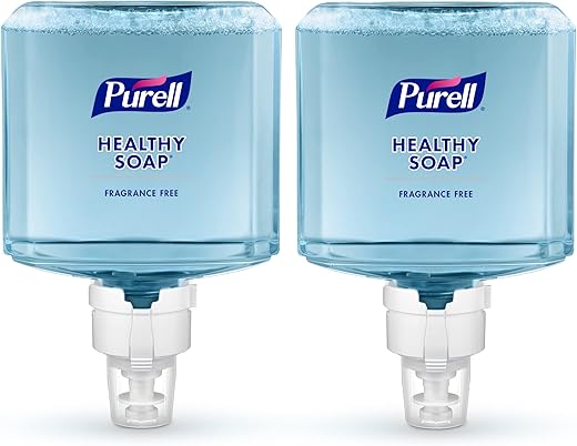Purell - PURELL Sabonete Saudável Gentle and Free Foam, Sem Fragrância, Recarga de 1200 mL para Dispensador Automático de Sabonete PURELL ES8 (Pacote com 2) – Fabricado pela GOJO, Inc