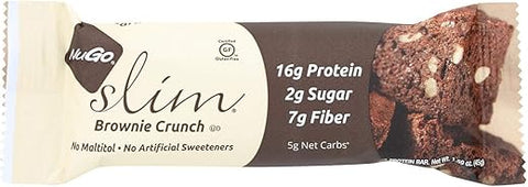 Nutrition – Barra Slim Brownie Crunch – 45g (Embalagem com 12 unidades) - NuGo
