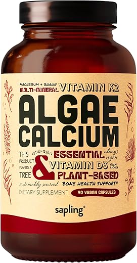 sapling - Suplemento de Cálcio – Alimento Integral com Vitamina K2