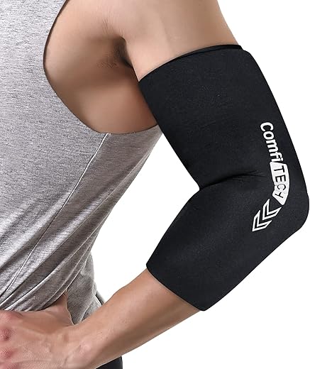 Comfitech - ComfiTECH – Bolsa de Gelo para Cotovelo com Tendinite e Manga de Compressão para Epicondilite – Alívio e Recuperação